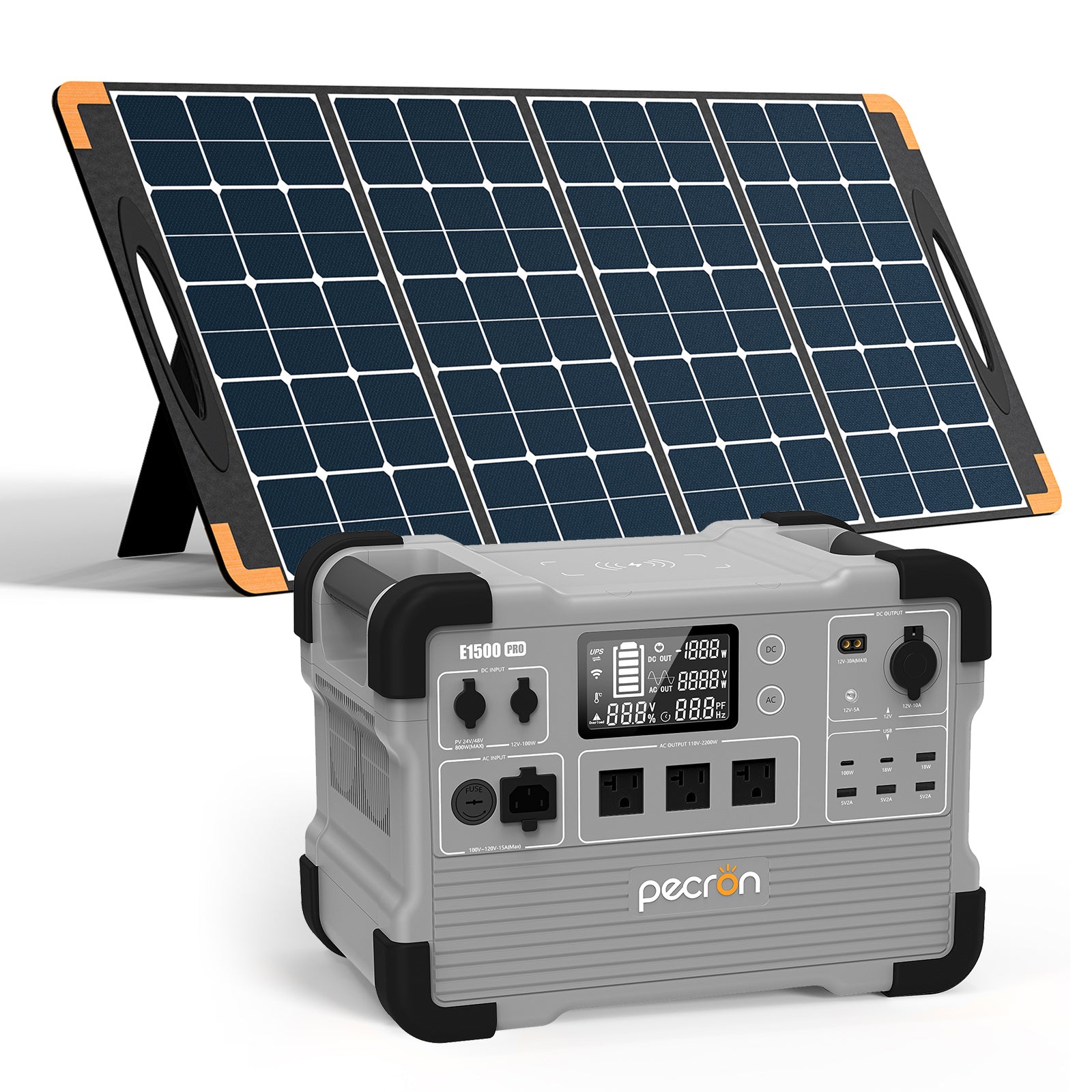 Pecron E1500 Pro Solarsystem-Kit