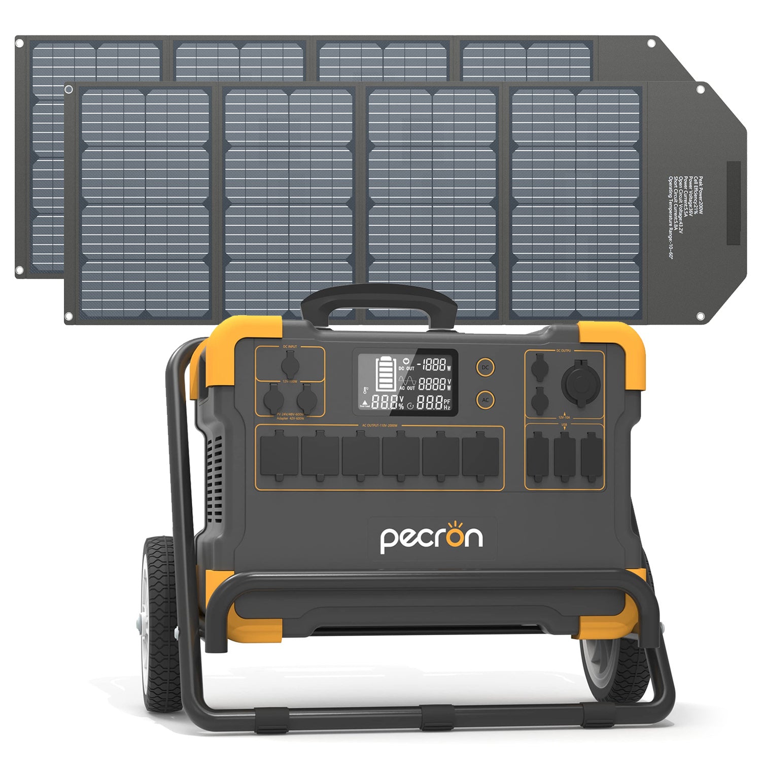 Kit de sistema solar Pecron E3000